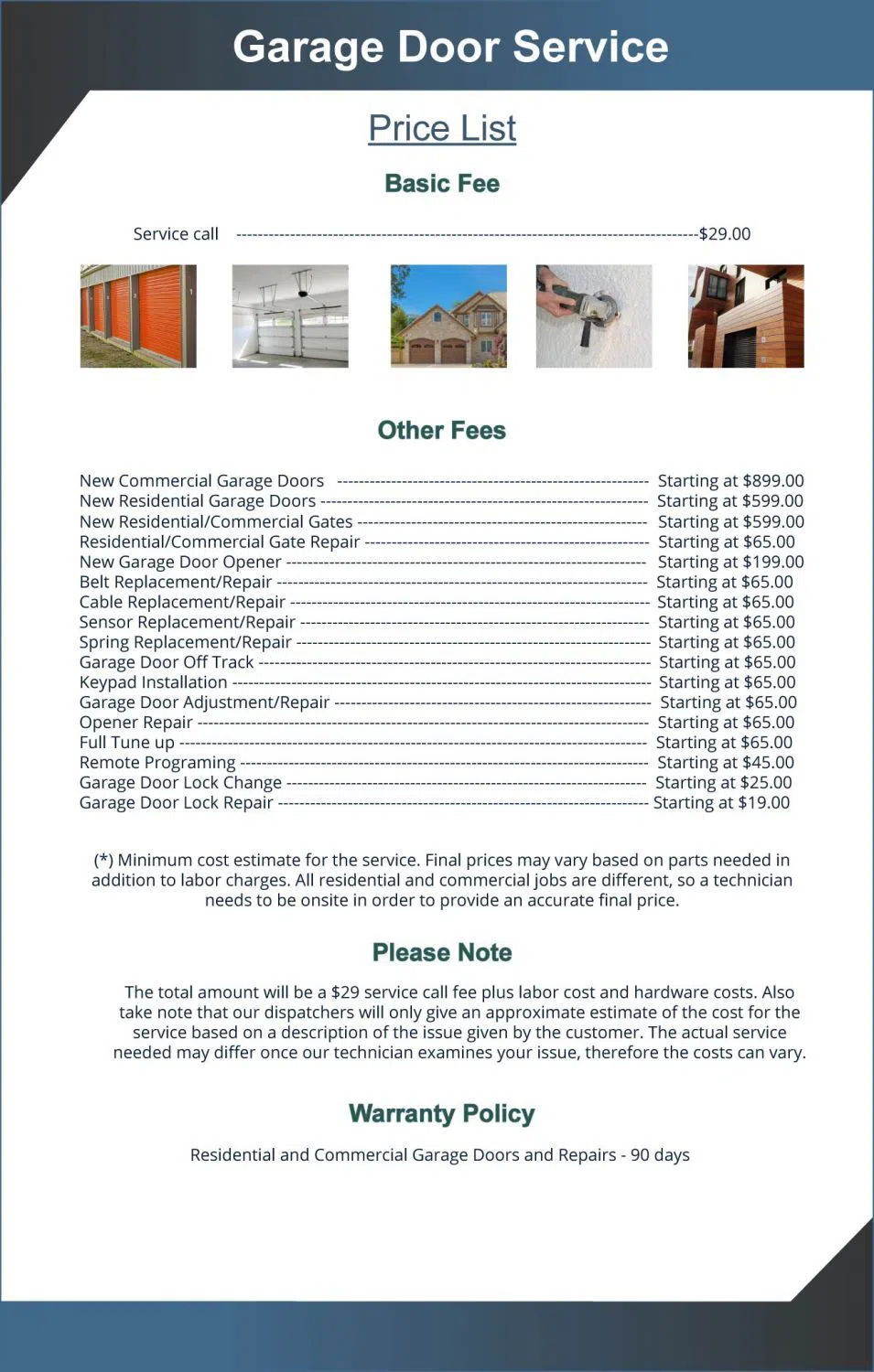 Exclusive Garage Door Repair Service Gaithersburg, MD 301-329-5036